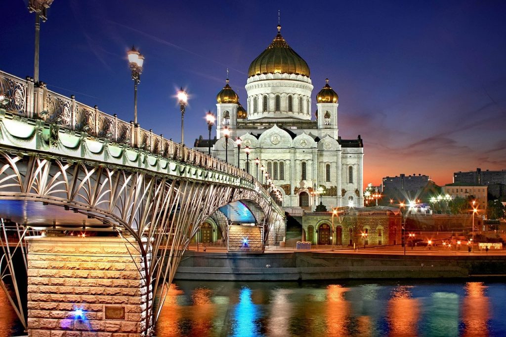 moscow, cathedral of christ the saviour, russia